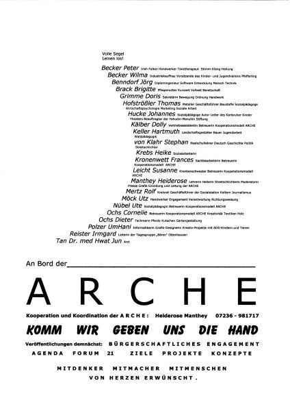 ARCHE-Segel